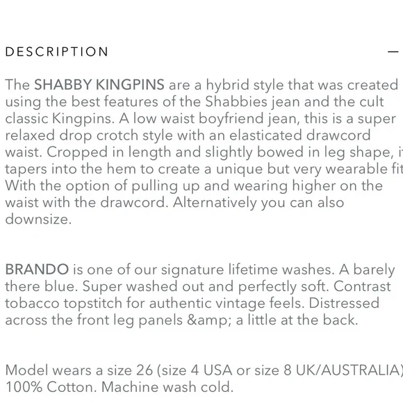 ONE TEASPOON: “Kingpin Boyfriend Brando”Shabby Jogger NWT - Picture 10 of 10